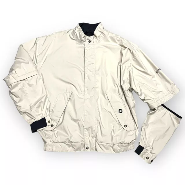 FootJoy DRYJOYS Convertible Zip-Off Sleeve Light Spring GOLF Jacket - Mens XL