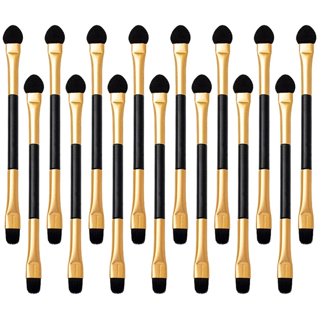15 pcs Doppelköpfige Lidschattenbürsten Kosmetische Augenbürsten Lidschatten 6
