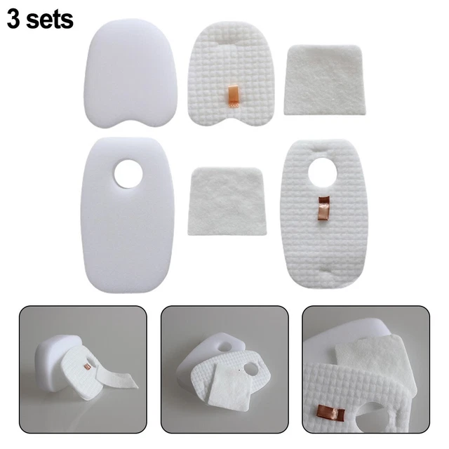 Shark Staubsauger Filter Set – 6 Schaumstoff- + 6 Filzfilter, Kompatibel Mit HV380, ZS360 Uvm., Waschbar