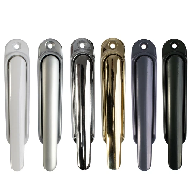 CLEARLINE BI FOLD Flat Slim Door Handle Lift & Turn Operated Folding