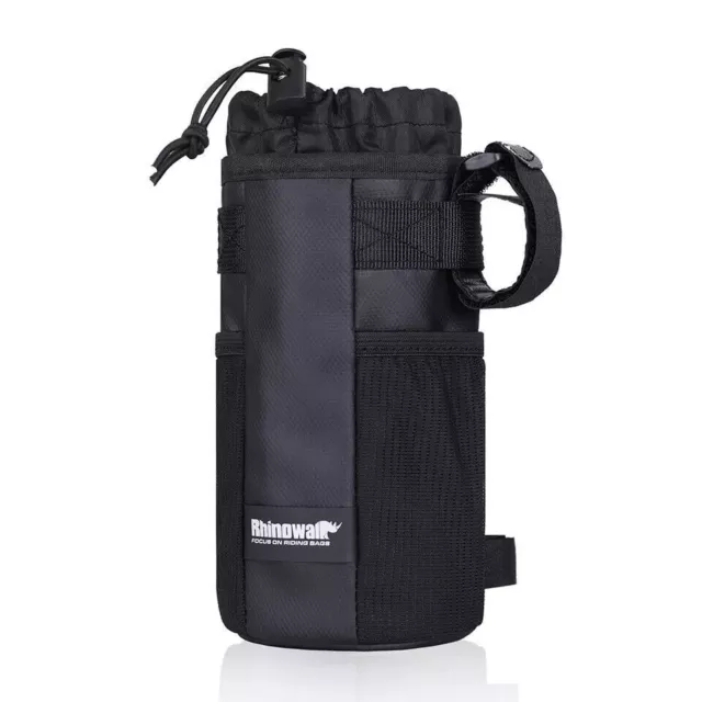 Rhinowalk MTB Road Bicycle Cycling black Handlebar Bag Portable Water Bottle bag