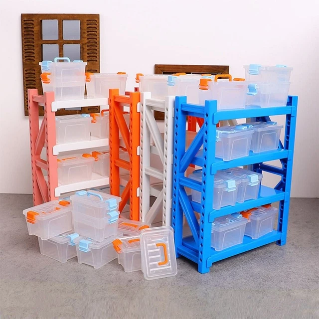 MULTI-LAYERS SCENE MODEL Storage Rack Doll House Ornament $20.05 ...