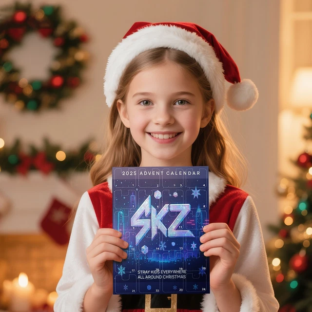 STRAY KIDS ADVENTSKALENDER 2025 Weihnachten Countdown Kalender 2D Acryl ...