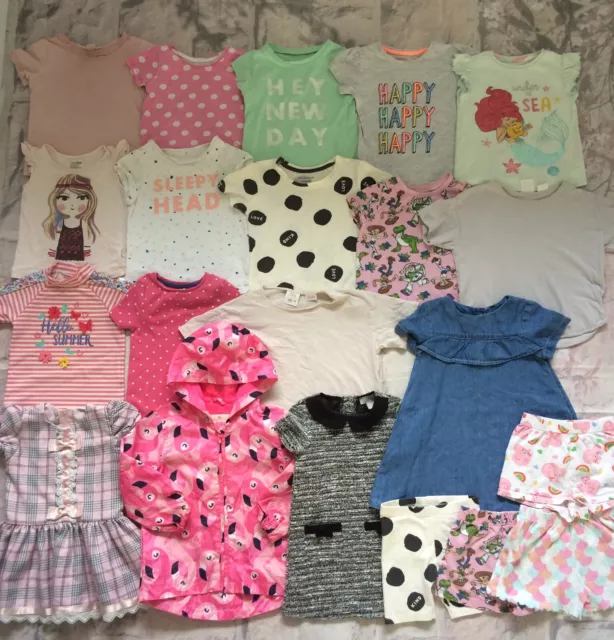 Baby Girls 18-24 Months Clothes Bundle Jacket Dress Tops Shorts Gap TU H&M Etc