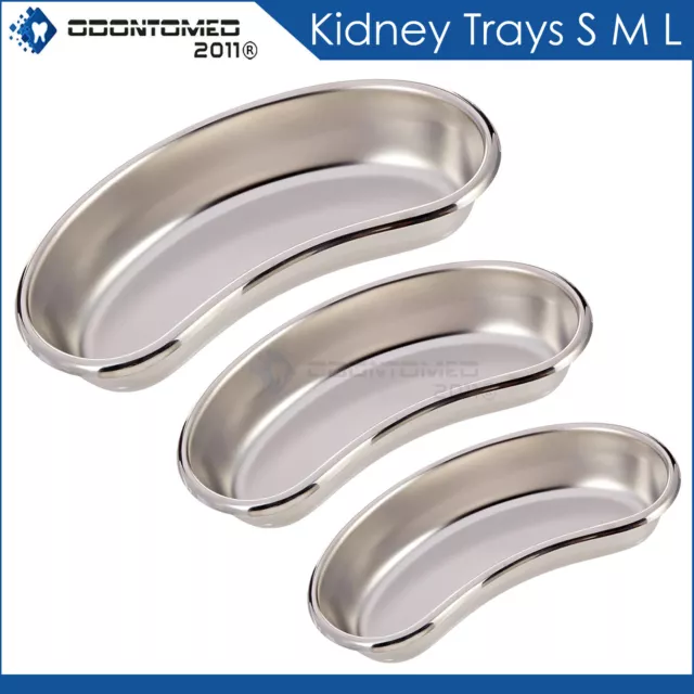Dental Instrument Medical Surgical Kidney Bowl Tray Dish S/M/L (Choose)