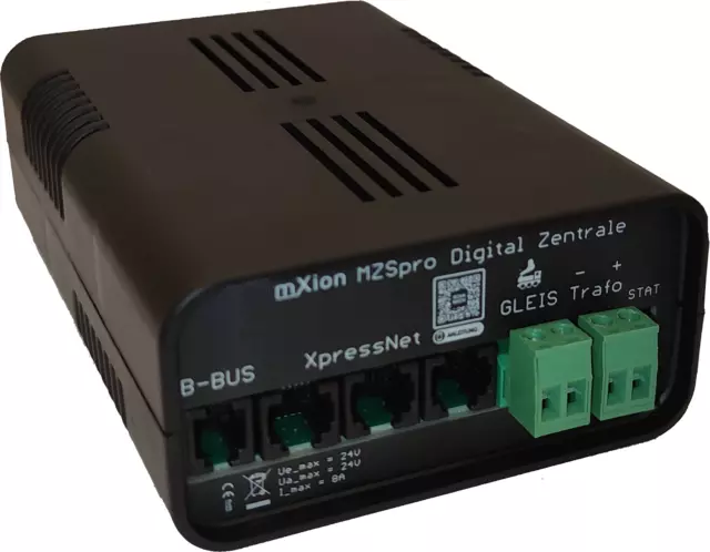 MZSpro 8A DCC Digitalzentrale XpressNet inkl. WLAN  Funkmodul für Z21 App F0-F68