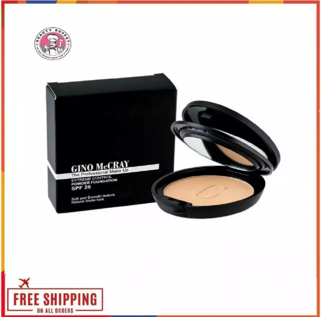 GINO McCRAY Powder Foundation gold Professional Make Up and pearl powder 11g