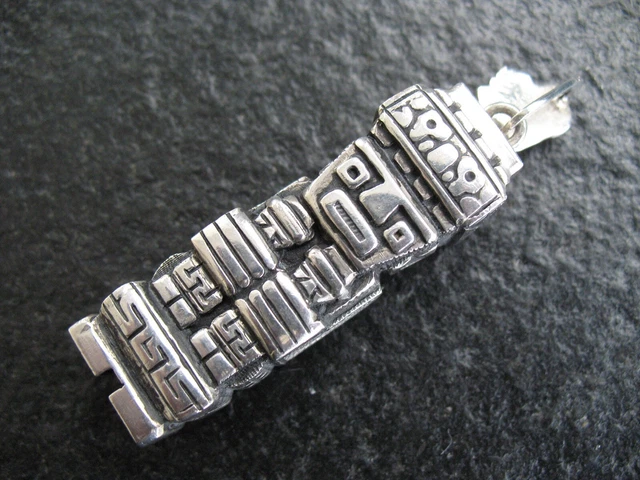 Pendant Silver 900 Handmade Aztec Pendant It's Nice And Large