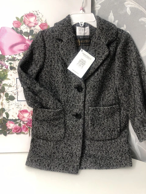 Cappotto Di Lana Zara Manteco Età 8 Nuovo Con Etichette