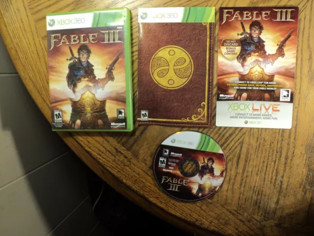 Fable III (Microsoft XBox 360, 2010) Complete