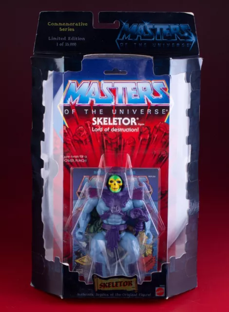 Masters of the Universe MOTU He-Man Commemorative Series Skeletor MISB