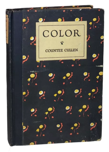 COLOR by Countee Cullen, 1928 1st illustrated edition, Harlem Renaissance poetry