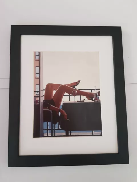 Jack Vettriano Temptress Black Framed Art Print 3cm Matt Frame