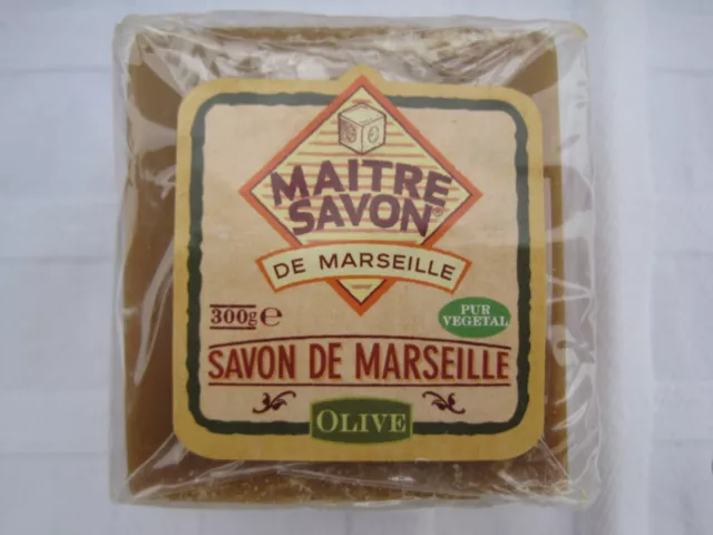 Savon de Marseille Olivenöl Seifenblock 72% Olivenöl Seife Vegan 300g