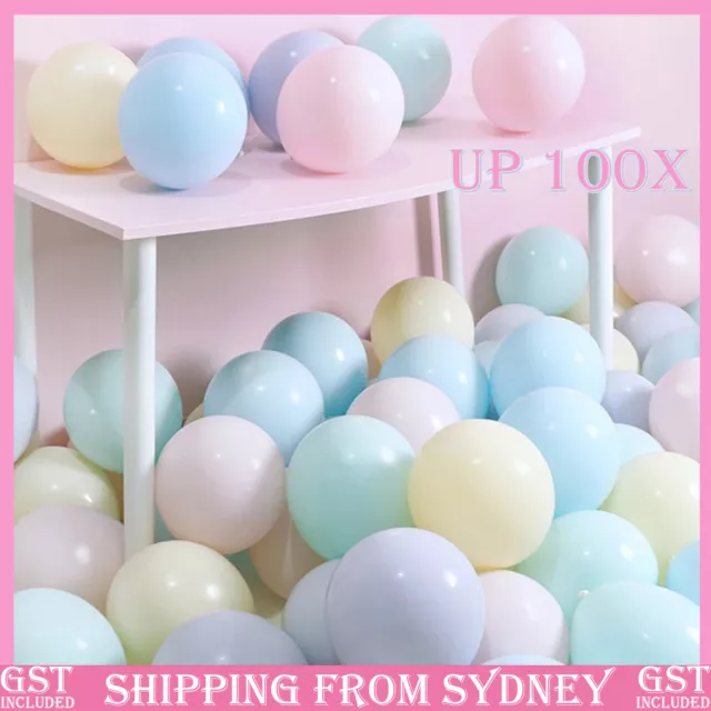 Mini 5" Macaron Mixed Pastel Latex Balloons Baby Shower Weddings Birthdays Party