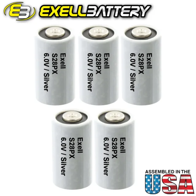 5x Exell S76PX 1.55V Silver Oxide Battery 303 357 SR44 V357 GS13