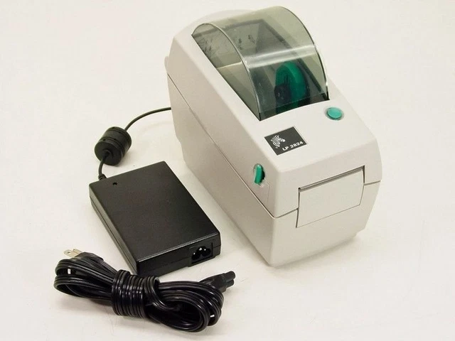 Impresora De Etiquetas De Código De Barras Zebra LP2824 - Térmica Directa, USB, Usada Pero Revisada Y Funcional