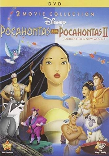 POCAHONTAS / POCAHONTAS 2 - DISNEY -(DVD) VG Disc + Cover Art - NO CASE