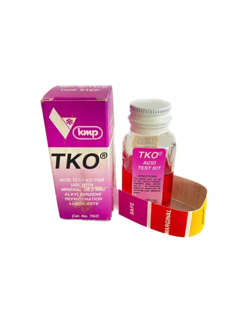 New VIRGINIA KMP TKO Refrigeration Oil Acid Test Kit 4oz