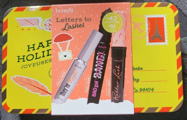 Benefit Cosmetics 3-Pc. Letters to Lashes Full-Size Mascara Set (Value $81)