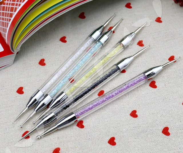 Lasuroa Nail Art Liner Pinsel Set – 5 Feine Stifte Für Präzise Nageldesigns (Größen: 7/9/11/15/25 Mm)