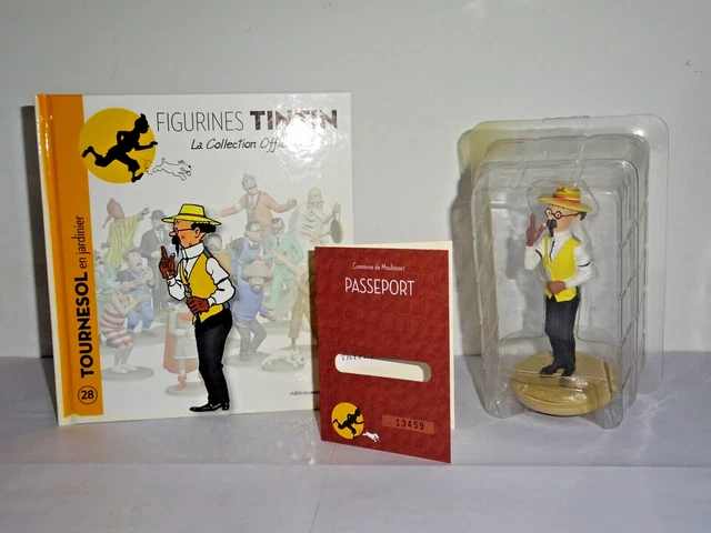 Figurine tintin N° 16 TOURNESOL COLLECTION LA JEEP OBJECTIF LUNE