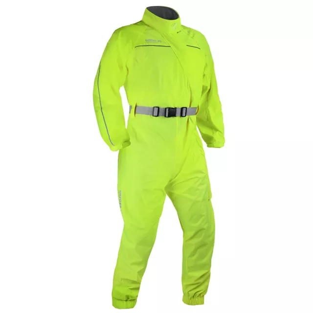 Oxford Rainseal Wasserdicht Motorrad Roller Über Suit Fluoreszierend