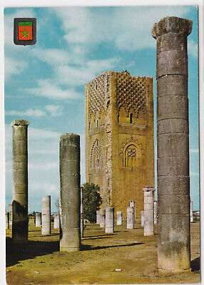 Carte Postale Couleur Cpsm Maroc Rabat Tour Hassan