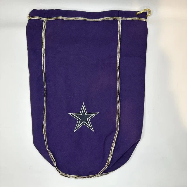 CROWN ROYAL Dallas Cowboys star logo bag large 13” Advertisement