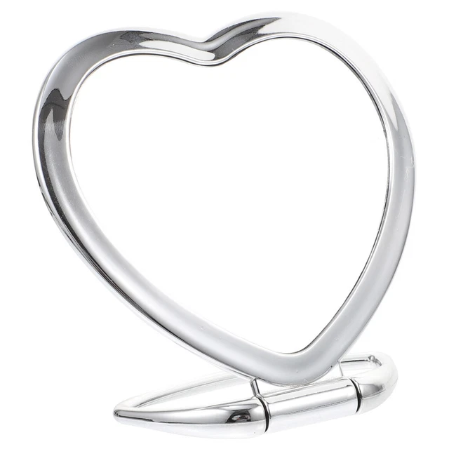 Espejo de corazón espejo en forma de corazón mesa espejo belleza espejo