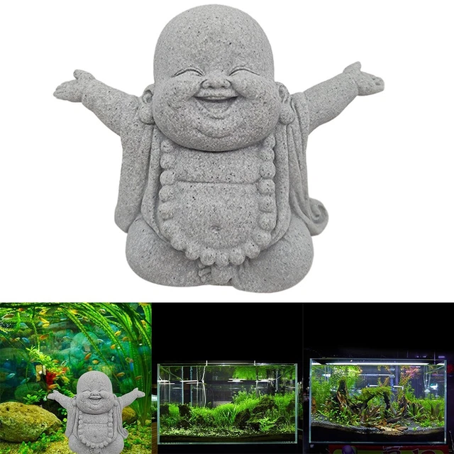 Decor Buddha Ornament Sandstone Decorating Statue Effect Interiors Small