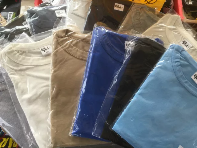 Lots De Tshirts Couleurs - Coton - Toutes Tailles Au Choix 2