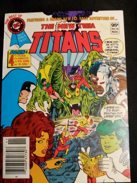 BEST OF DC BLUE RIBBON DIGEST # 18 (Nov. 1981) New Teen Titans, Neal Adams art