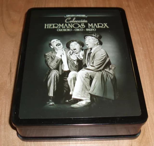 Los Hermanos Marx Coleccion 5 Peliculas Dvd Nuevo Desprecintado Metalica R2
