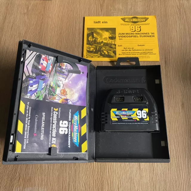 Micro Machines Turbo Tournament 96 Sega MegaDrive - PAL German Variant Complete