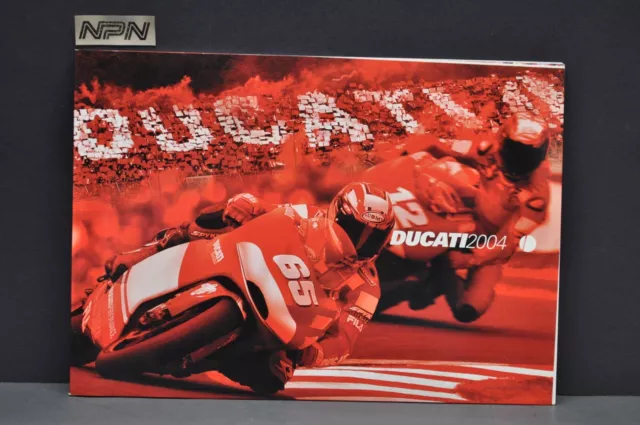 New 2004 Ducati Multistrada Monster Superbike Motorcycle Full Line Brochure
