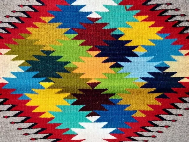 Authentic Teotitlan del Valle, Oaxaca, Mexico Rug/Carpet (I-34)