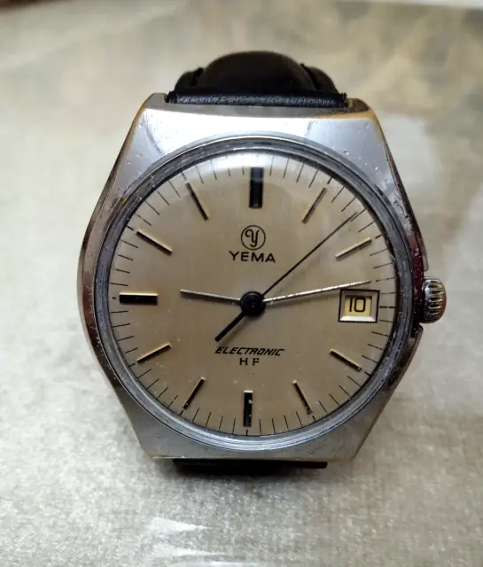 VINTAGE MONTRE YEMA ELECTRONIC HF 70's