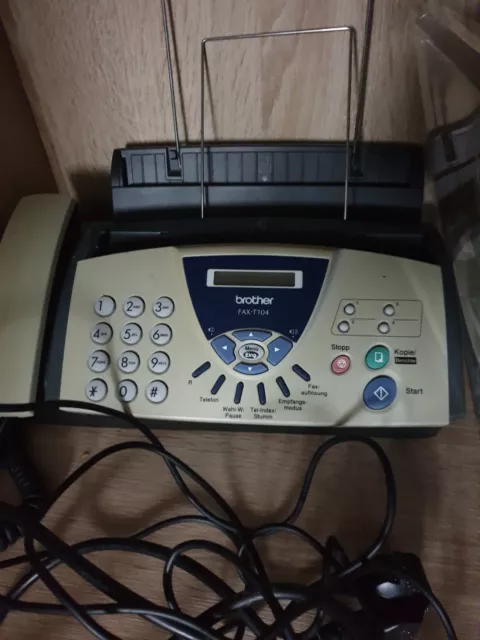 Brother Fax T-104 Kopierer ,Telefon , Faxgerät  , Faxgerät DIN A4