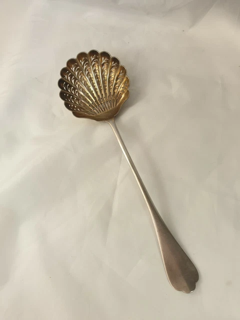 Cuillère à saupoudrer en argent massif Minerve 1er titre - Saupoudreuse