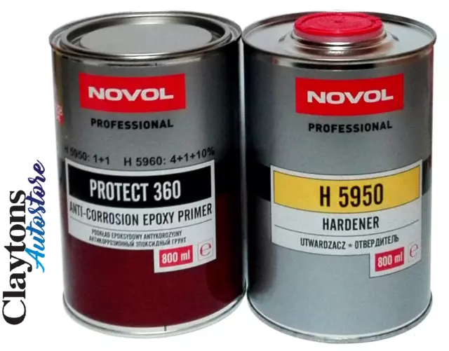 Novol Protect 360 Epoxy Primer Paint Anti-Corrosion 2K 1.6L 1:1