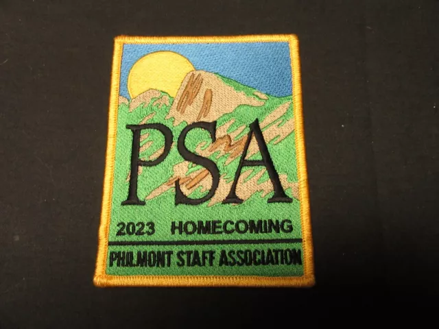 Philmont Scout Ranch Philmont Staff Association 2023 Homecoming Patch      GA5