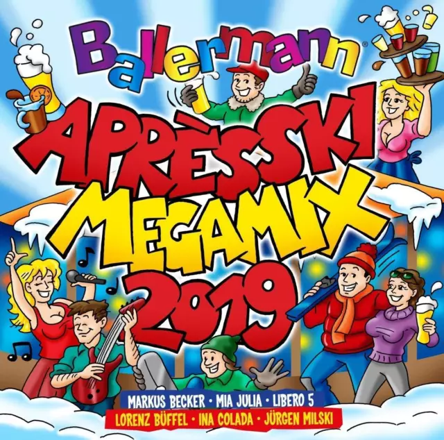 Ballermann Apres Ski Megamix 2019  2 Cd New!