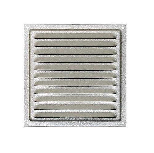 Grille d'Aération en Acier Galvanisé 30 x 30 cm Grille d'Aération en Métal av...