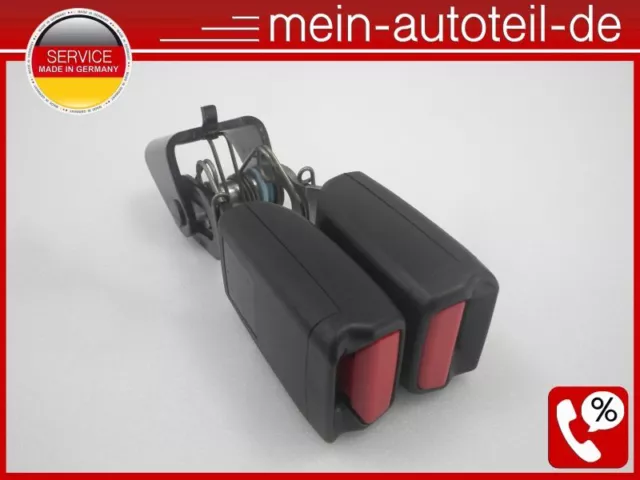 Mercedes W211 S211 KOMBI Gurtschloss Hinten Rechts Mitte Schwarz (06-09) 2118604