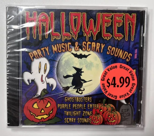 HALLOWEEN PARTY MUSIC & SCARY SOUNDS: SPOOKY SONGS & SOUND EFFECTs CD ...
