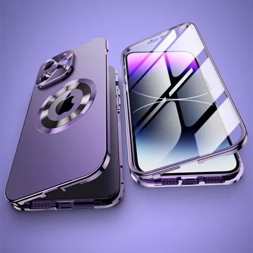 360° Grad Metall Hülle für iPhone 14/13/12/11/Pro Max Handy Case Magsafe Schutz