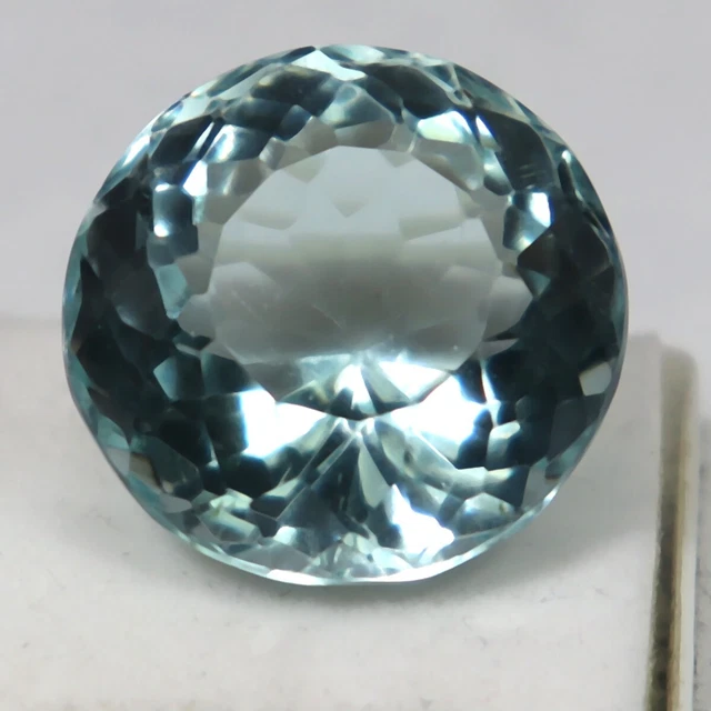 29.30 Ct VVS Natural Santa Maria Aquamarine GIE Certified Cut Loose Gemstone