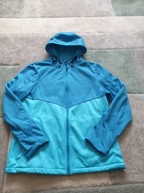 CRIVIT OUTDOORS WALKING Jacket Size UK Large 18 20 Blue Teal Lidl 13.99 PicClick UK