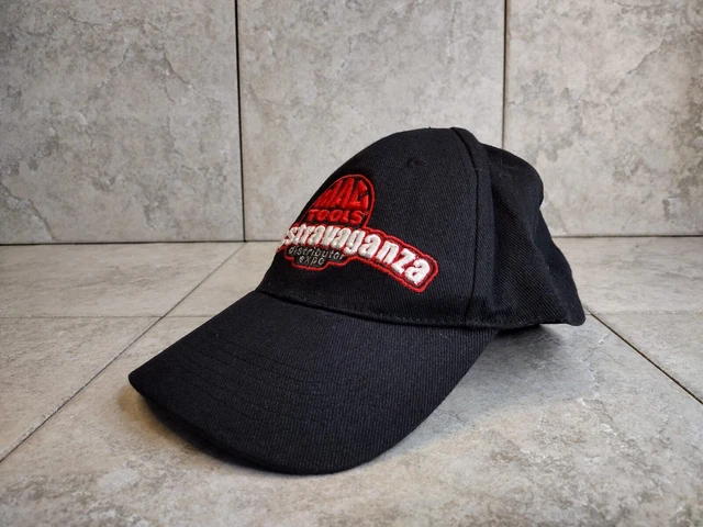 Mac Tools Hat Cap Strap Back Black Tool Expo Casual Outdoors Adjustable Mens
